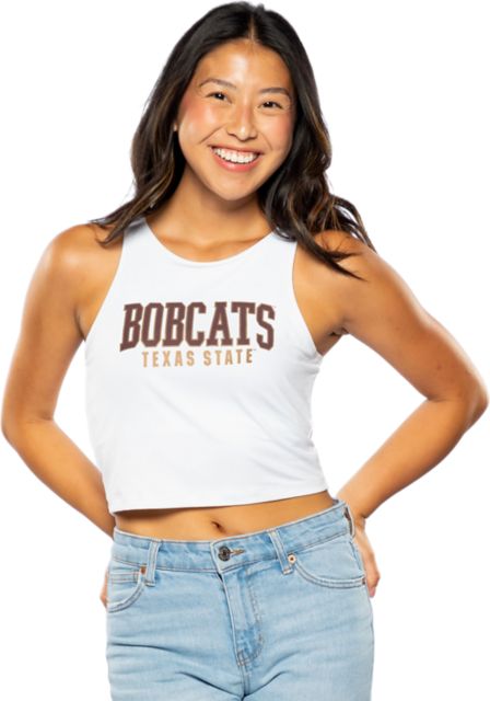 Texas State University Bobcats Women's Crop Tank Top