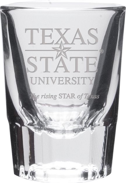 Texas State University Collector's Glass