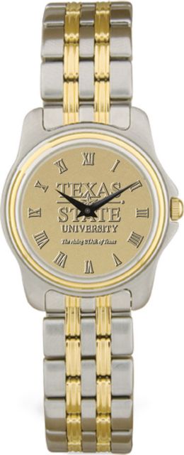 Texas State University Women's 2-Tone Watch