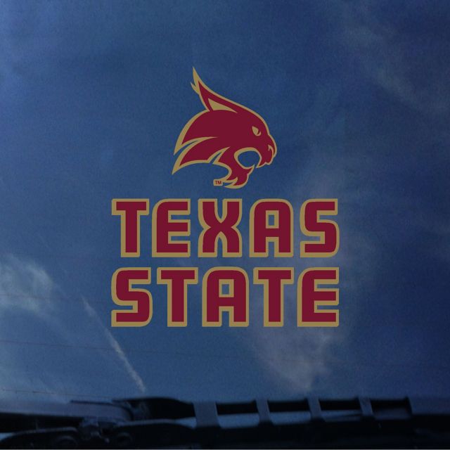 Texas State University Primary Decal