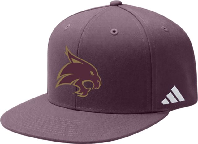 Texas State University Bobcats Flat Bill Snapback Cap