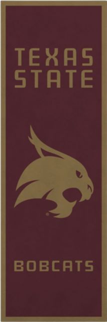 Texas State University Bobcats 12 x 36 Banner