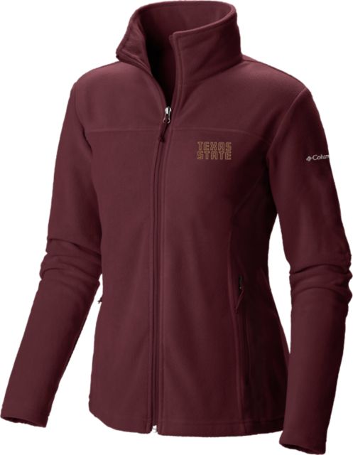 Texas State University Women's Fleece Full Zip Jacket