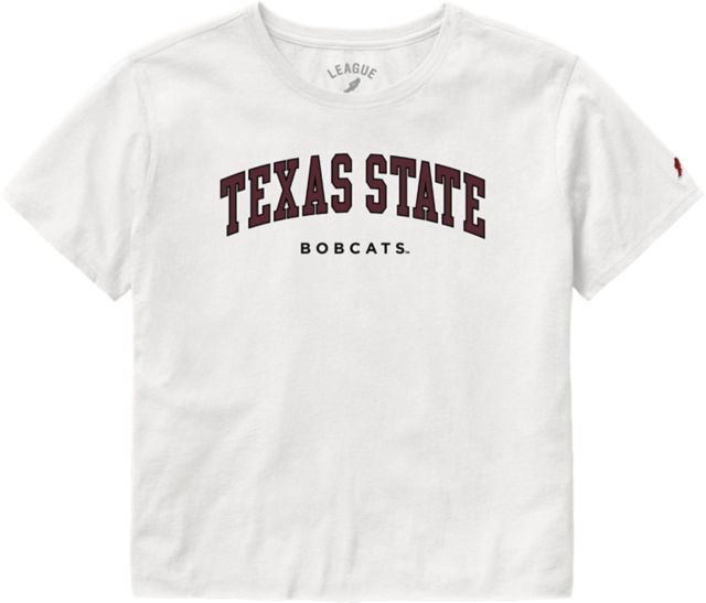 Texas State University Women's Crop Short Sleeve T-Shirt