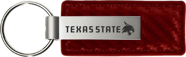 Texas State University Carabiner Keychain