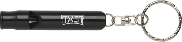 Texas State University Whistle Keychain