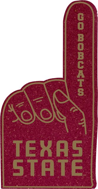 Texas State University Bobcats Foam Hand