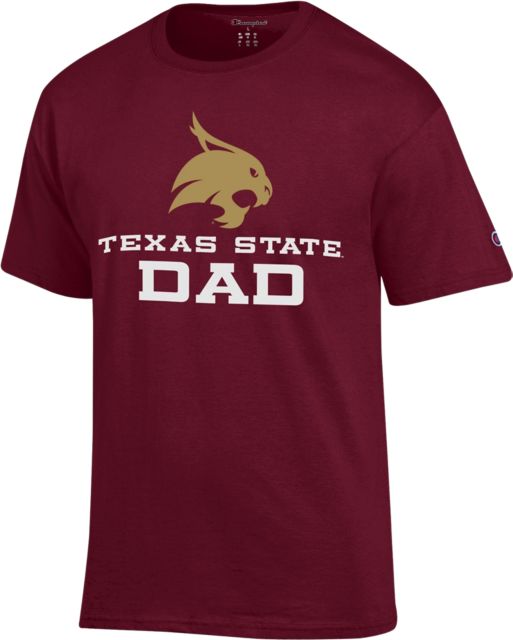 Texas State University Dad Short Sleeve T-Shirt