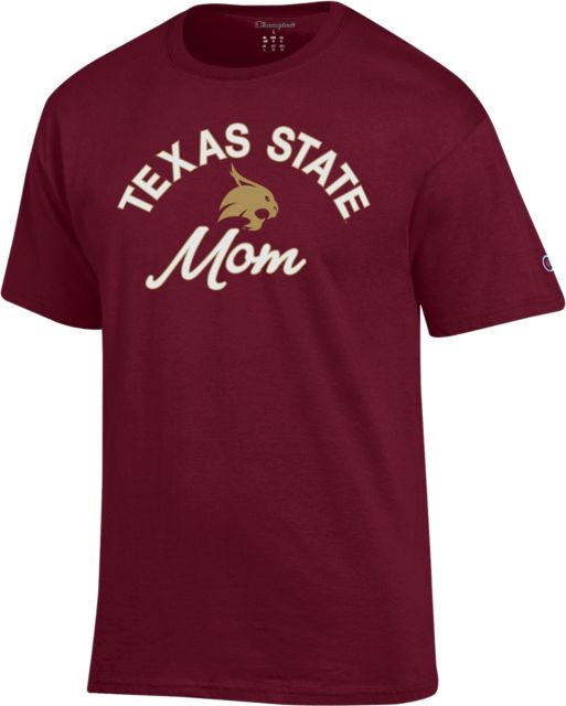 Texas State University Mom Bobcats Short Sleeve T-Shirt