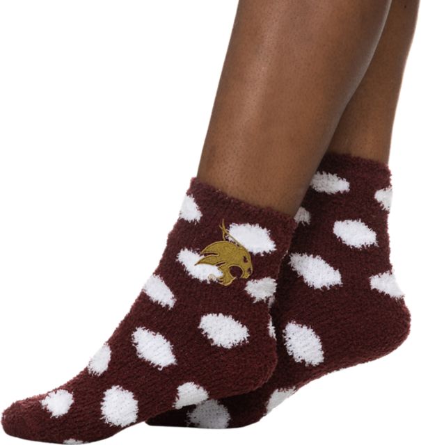 Texas State University Women's Plush Socks