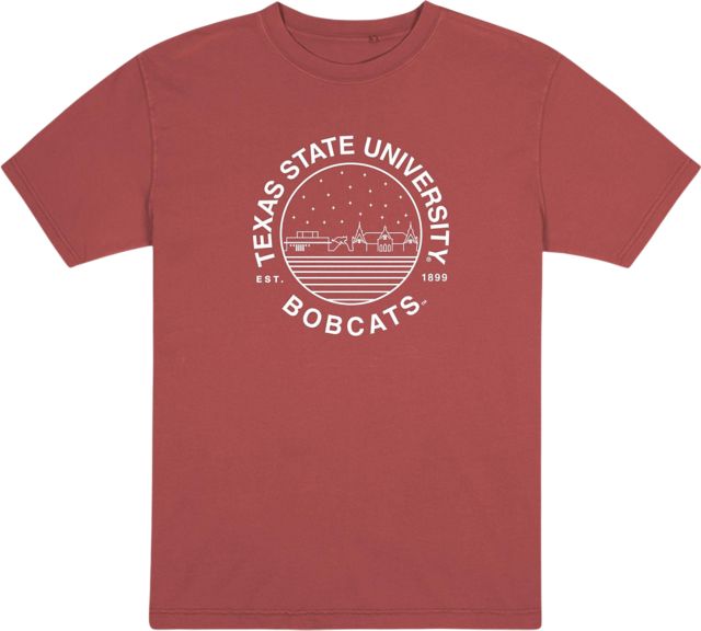 Texas State University Garment Dye Short Sleeve T-Shirt - ONLINE ONLY