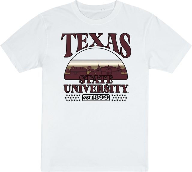 Texas State University Garment Dye Short Sleeve T-Shirt - ONLINE ONLY