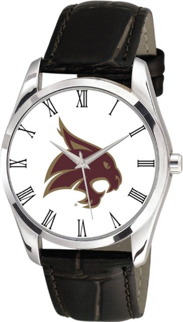 Texas State University 26mm Ladies Leather Watch
