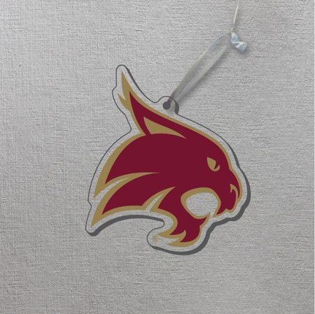Texas State University Bobcats 3 x 4 Ornament