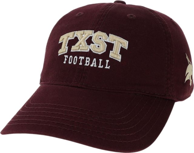 Texas State University Football Relaxed Twill Adjustable Hat