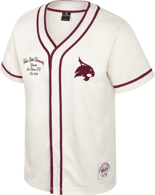 Texas State University Bobcats Baseball Jersey