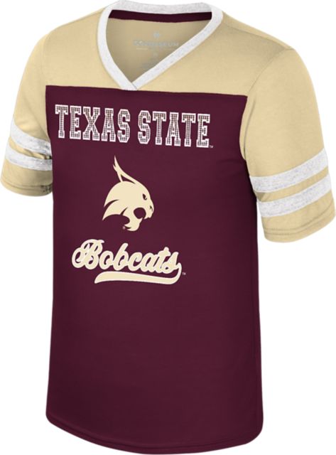 Texas State University Bobcats Youth Girls Bling Short Sleeve T-Shirt