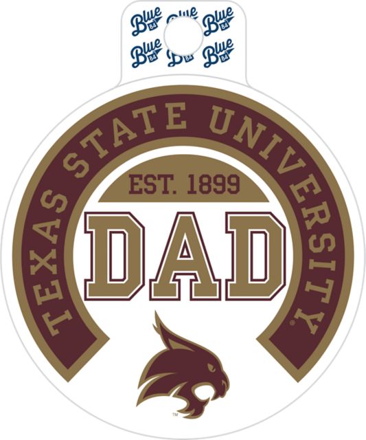 Texas State University Dad Sticker