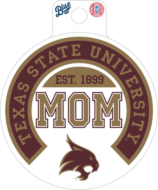 Texas State University Mom Sticker