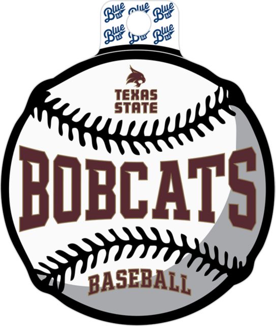Texas State University Bobcats Baseball Sticker