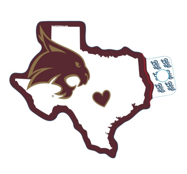 Texas State University Full-Size Sticker