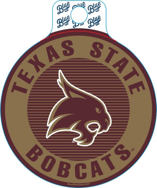 Texas State University Full Size Sticker