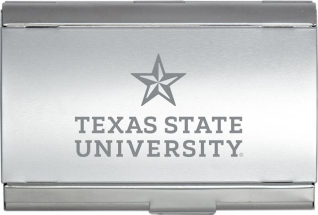 Texas State University Business Card Case