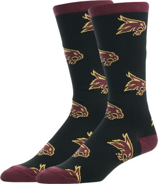 Texas State University Bobcats Dress Socks