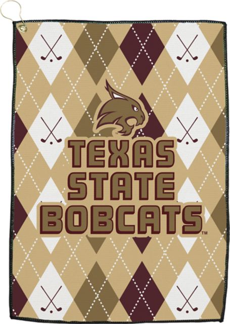 Texas State University Bobcats Golf Towel