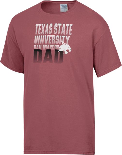 Texas State University Bobcats Dad Short Sleeve T-Shirt