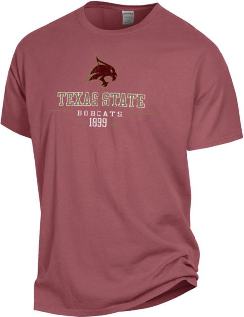 Texas State University Garment Dyed Short Sleeve Tee - ONLINE ONLY