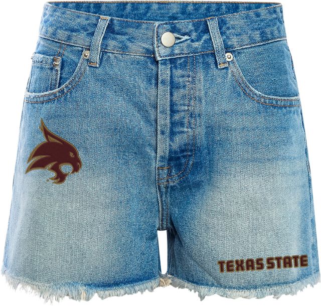 Texas State University Women's Denim Shorts
