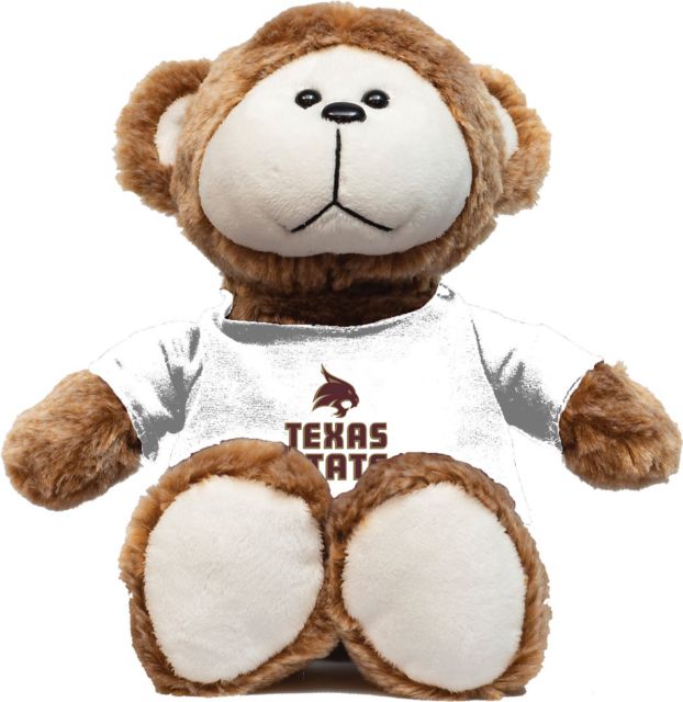 Texas State University 12'' Plush Copper Bear - ONLINE ONLY