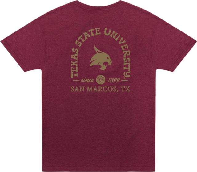 Texas State University Lightweight Short Sleeve T-Shirt