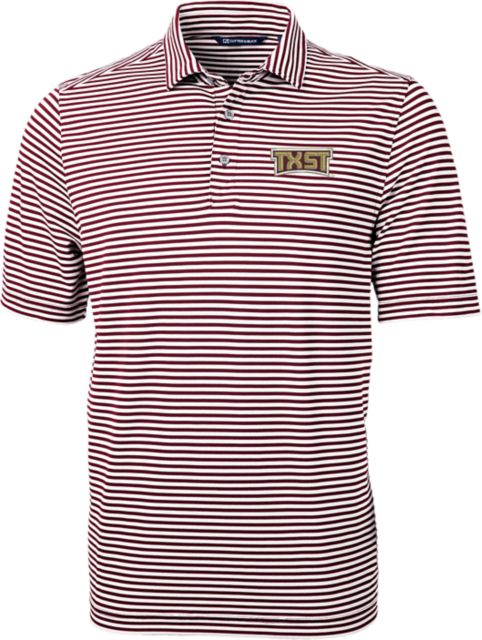 Texas State University Striped Eco Polo