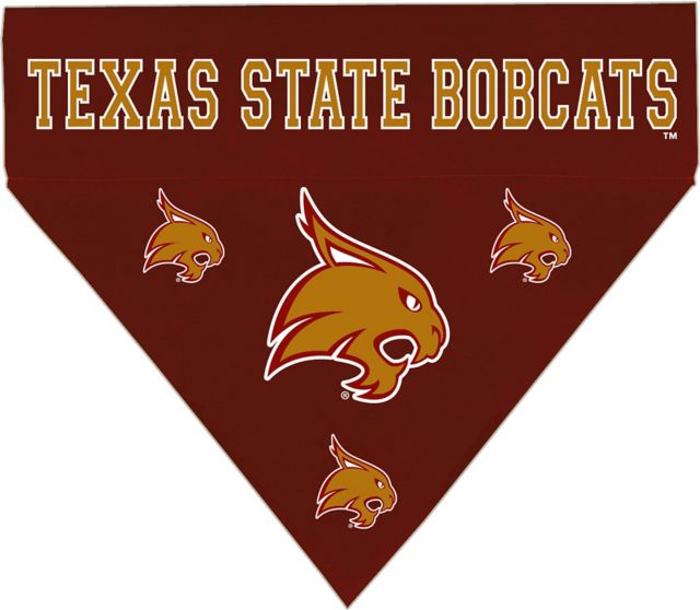 Texas State University Bobcats Pet Bandanna