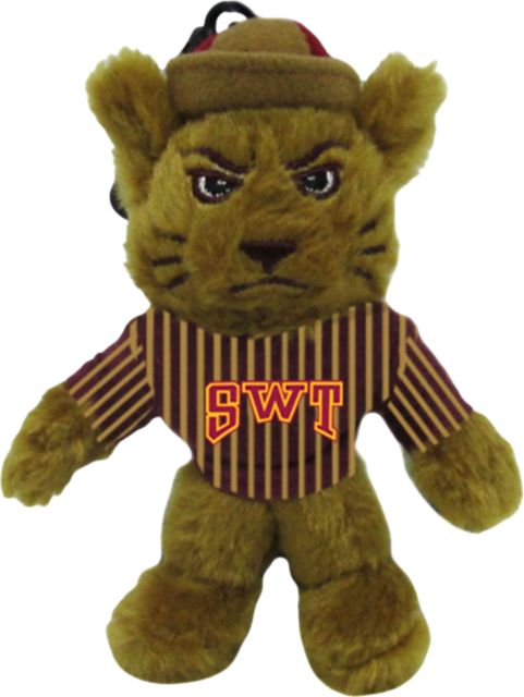 Texas State University Bobcats 4" Plush Keychain