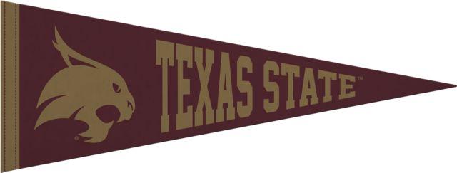 Texas State University 9"X24" Full Color Pennant