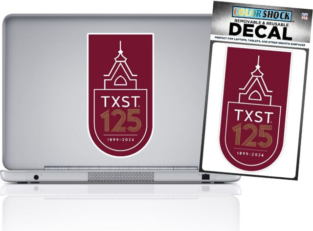Texas State University 125th Anniversary Removable Decal