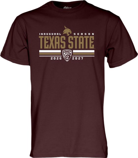 Texas State University 2026-2027 Pac-12 Inaugural Season Short Sleeve T-Shirt