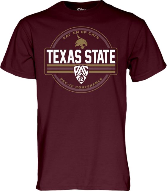 Texas State University Pac-12 Short Sleeve T-Shirt