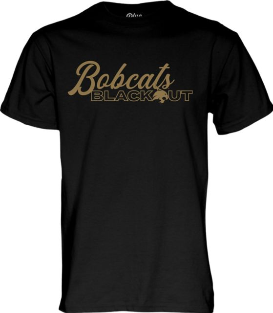 Texas State University Bobcats Football Blackout Short Sleeve T-Shirt