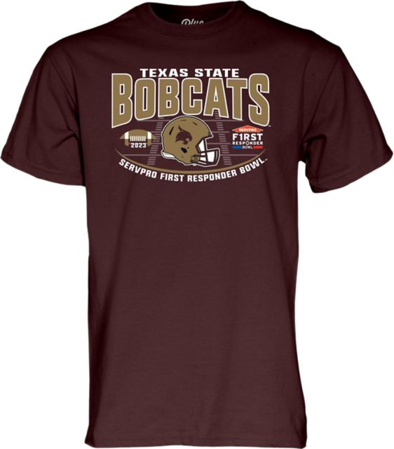 Texas State University Football 2023 First Responder Bowl Bound T-Shirt