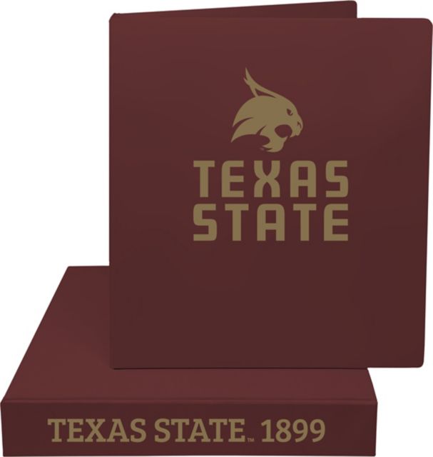 Texas State University 1.5'' Vinyl Binder