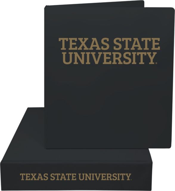Texas State University 2'' Vinyl Binder