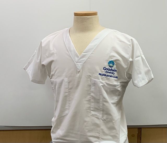 Goodwin University Unisex Scrub Top 4X-5X