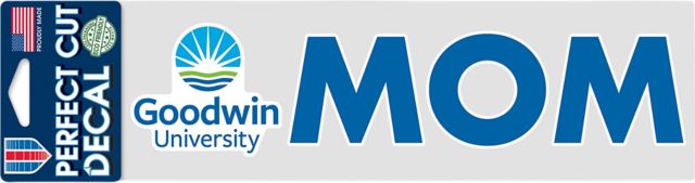 Goodwin University 3'' x 10'' Mom Decal