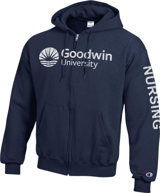 Goodwin University Full Zip Hooded Sweatshirt