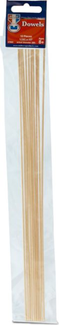DOWEL 1/16X12 PACK OF 12