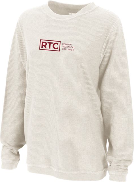 Renton Technical College Women's Corduroy Crewneck Sweatshirt